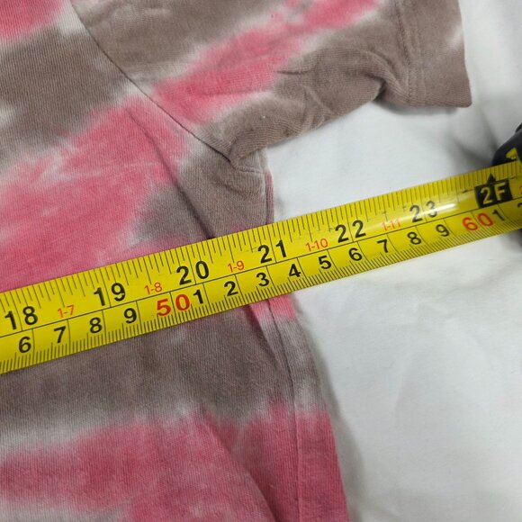 Broken Promises Anxiety Tie Dye Mens Large Pink Brown Shirt Anime Casual Expos - Picture 7 of 9